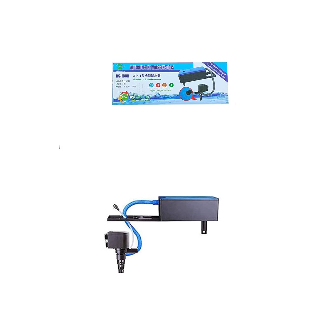 Máy Bơm Máng Lọc Nước Hồ Cá RS-188A