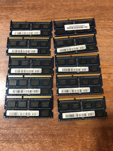 DDRAM 3-4Gb pc3-12800S kingtons