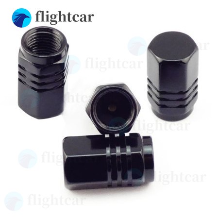 Set 4 Nắp Van Bánh Xe Hơi/Xe Máy/Xe Tải/Xe Hơi Bằng Hợp Kim Nhôm