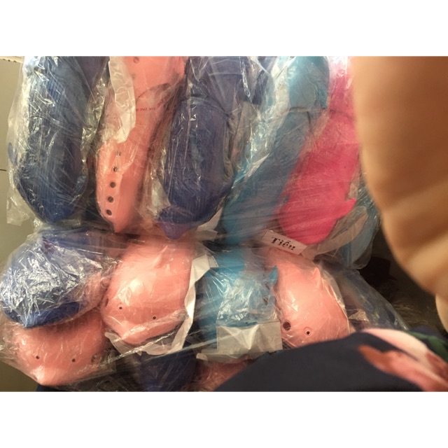 Combo 30 dép cá heo tiểu cho bé 24-29