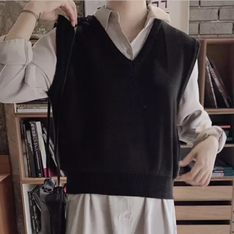 Set áo váy gile+ somi be nữ sinh