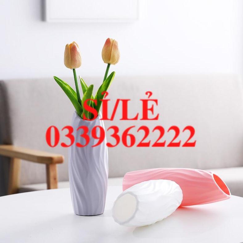 [ COCOLOVE ] Bình hoa - Lọ hoa nhựa giả gốm phong cách bắc âu (LGG02)