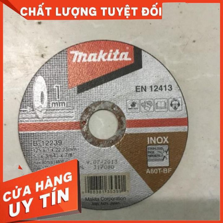 [PHỤ TÙNG CHÍNH HÃNG] Đá cắt inox 125 B-12239