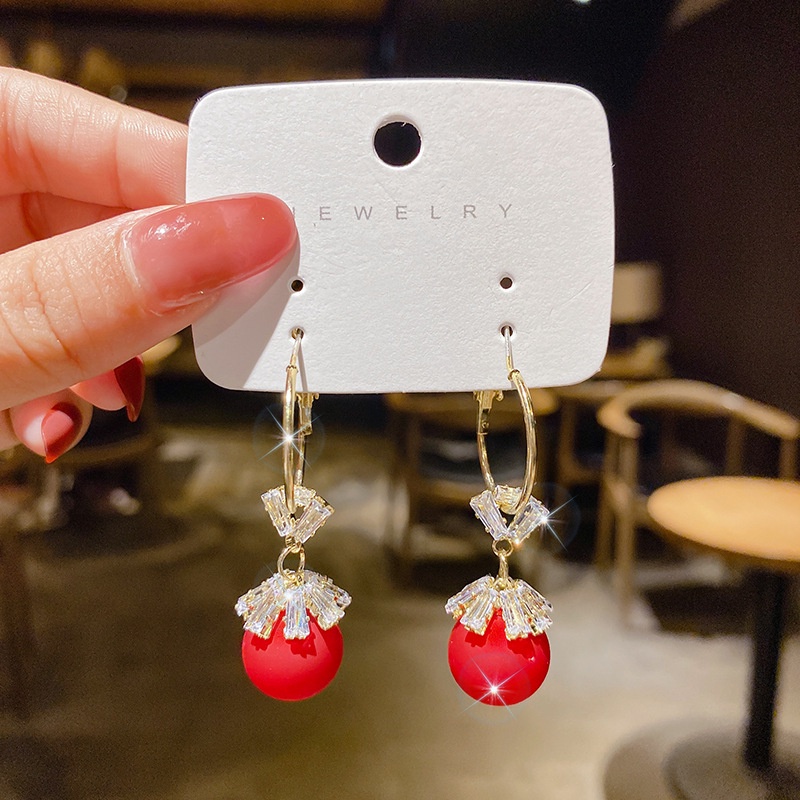 Khuyên Tai Nơ Đính Ngọc Trai Sang Trọng Cho Nữ