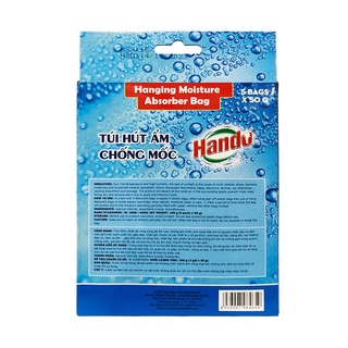 Hộp 5 gói túi hút ẩm Hando 50g/gói