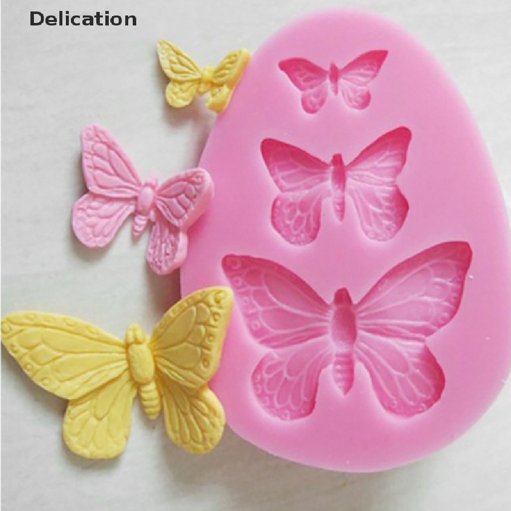 Khuôn Làm Bánh Chất Liệu silicone Tự Làm Hình Bướm 3d