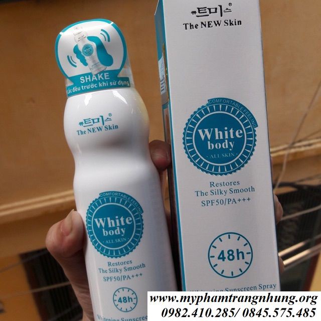 Kem chống nắng – Kem dưỡng da White Body The New Skin 2in1 (dạng xịt)