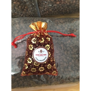 Túi thơm hạt cafe treo xe oto