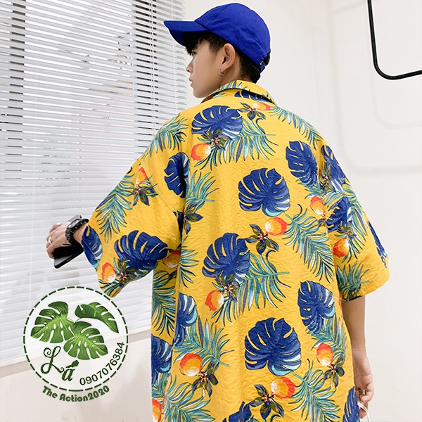 [GIÁ SỈ] Áo Sơ Mi Đi Biển  [THE ACTION ] - ( Quà Tặng)