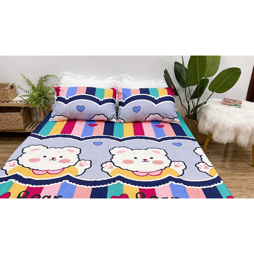 Chăn hè chần bông mỏng poly cotton