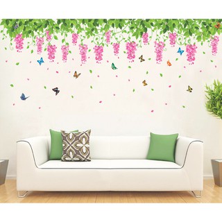 Decal dán tường Hoa ti gôn