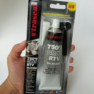 Keo dán ron chịu nhiệt độ cao 750f rtv gray , keo chịu nhiệt, keo dán gioăng
