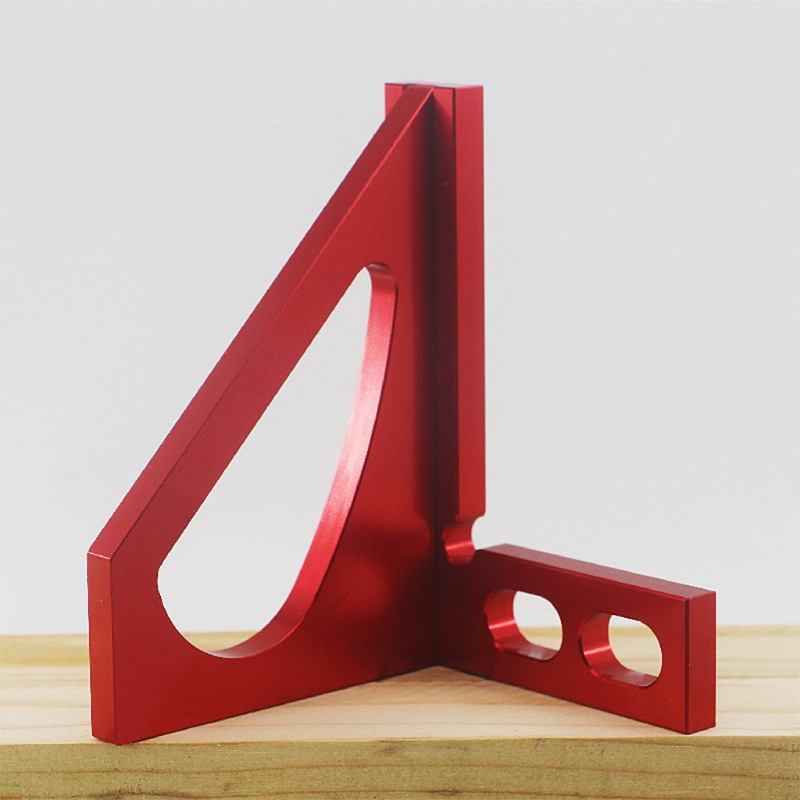 Thước Đo Góc Tam Giác / Vuông Bằng Hợp Kim Nhôm Độ Chính Xác Cao