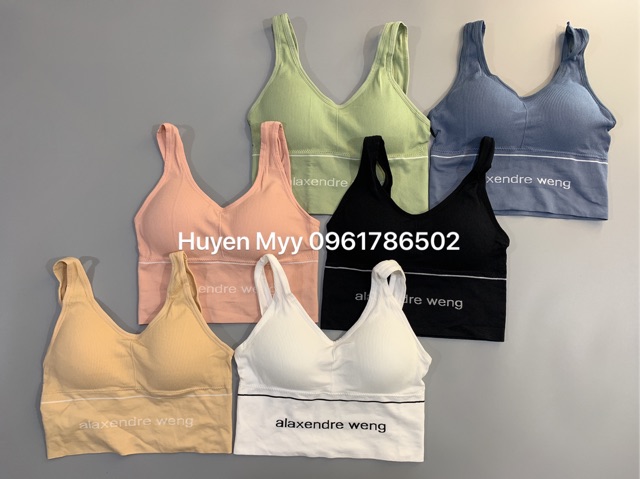 [XẢ SALE] ÁO BRA DỆT KIM PHỐI CHỮ MÀU SIÊU ĐẸP