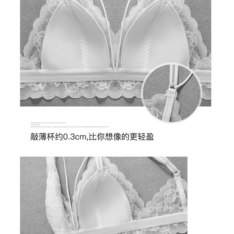 Áo ngực không gọng phối ren quyến rũ dành cho nữ | BigBuy360 - bigbuy360.vn