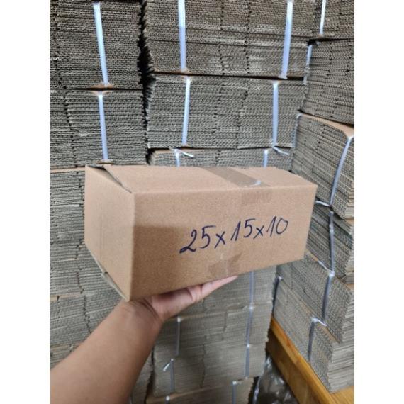 [GIÁ TẬN GỐC] [Combo 5sp] Hộp Carton Giá Rẻ ❤ [25x15x10] Thùng Hộp Carton Đóng Gói Hàng , phụ kiện du lịch