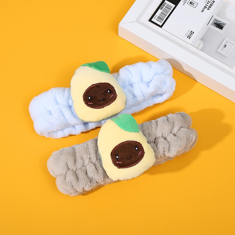 Băng đô cài tóc hình quả bơ dễ thương phong cách Hàn Quốc