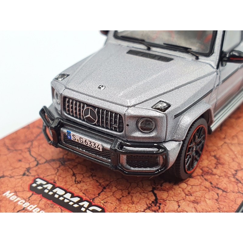 Xe Mô Hình Mercedes-AMG G63 Tỉ lệ 1:64 Hãng Sản Xuất Tarmac Works ( Xám Nhám )
