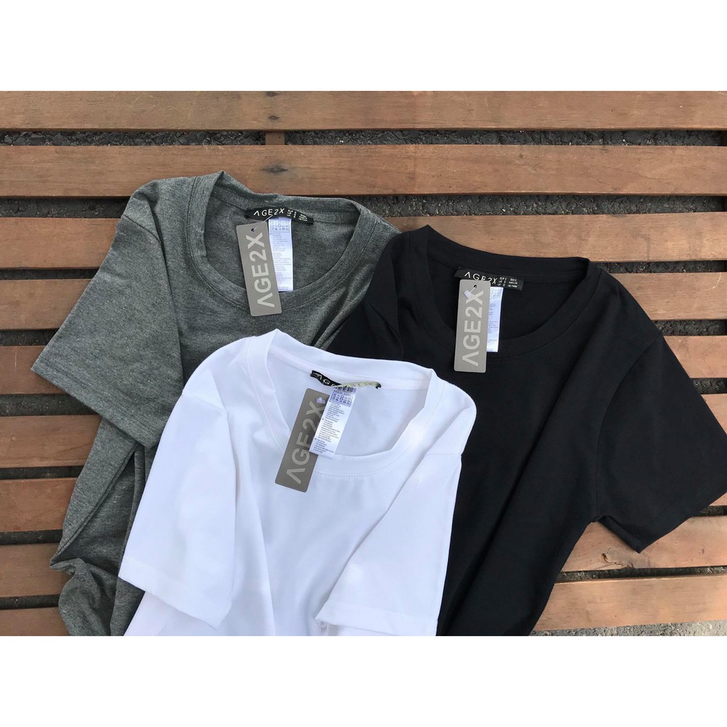 Xanh Mint Màu Áo Thun Trơn AGE2X Hot Nhất 2021