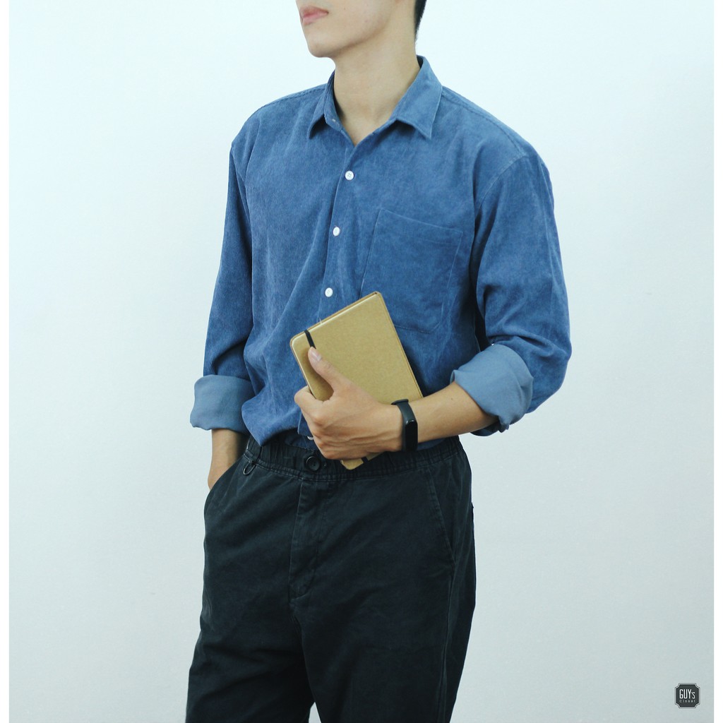 [HÀNG THIẾT KẾ] Sơ mi tăm dài tay unisex GUY's Closet, Dáng suông năng động, Nhiều màu | BigBuy360 - bigbuy360.vn