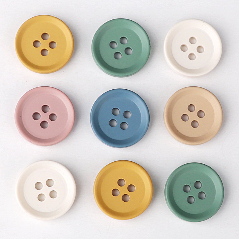 Set 6 Nút Áo Kiểu Dáng Đơn Giản Thời Trang Dành Cho Nữ