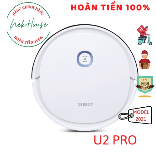 [NEW 2021] ECOVACS DEEBOT U2 PRO - Robot hút bụi quét lau nhà tự động Deebot U2 Pro