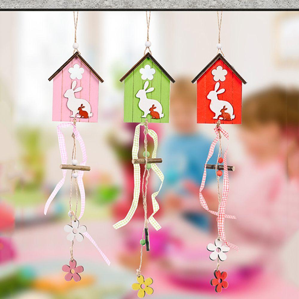 Phụ Kiện Treo Trang Trí Nhà Cửa Hình Thỏ Phục Sinh Dễ Thương