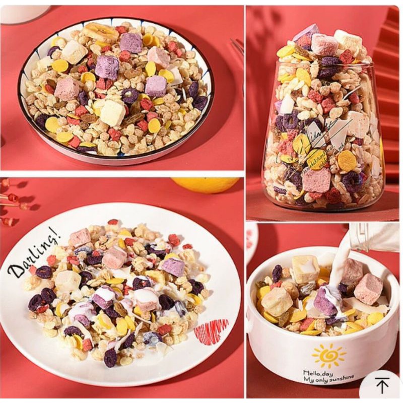 [Sẵn] ngũ cốc sữa chua rau củ quả không yến mạch 400gr | BigBuy360 - bigbuy360.vn