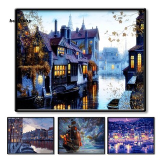 <Bolilishp> Tranh sơn dầu tự làm họa tiết thành phố