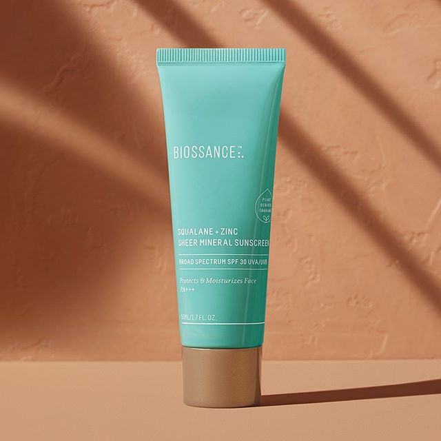 Biossance - Kem chống nắng Biossance Squalane + Zinc Sheer Mineral Sunscreen SPF 30 PA +++ 20ml