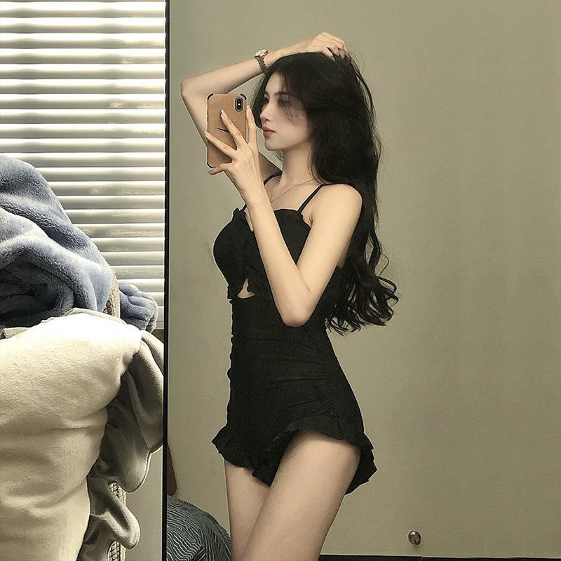 Đồ bơi liền thân màu trơn thời trang quyến rũ cho nữ