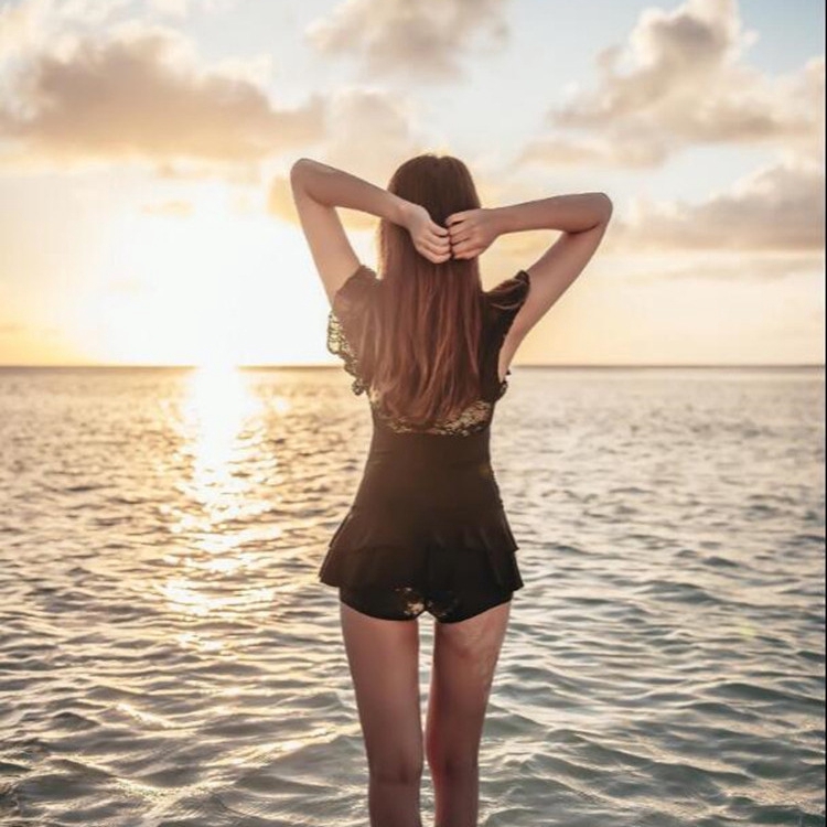 FREESHIP ĐƠN 99K_ Bộ Đồ Bơi Nữ Liền Mảnh Dáng Váy Che Bụng Bộ Đồ Bơi Nữ Đẹp Áo Bơi Dạng Váy | BigBuy360 - bigbuy360.vn