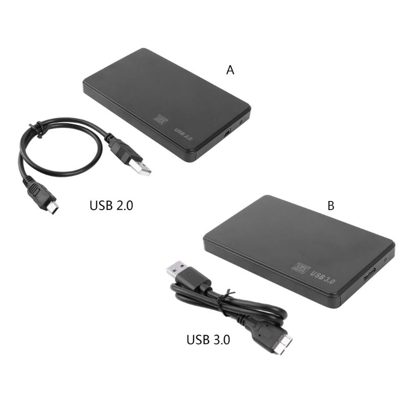 Hộp ổ cứng gắn ngoài HDD SSD cổng USB 3.0/ 2.0 2.5 inch chuyên dụng tiện lợi