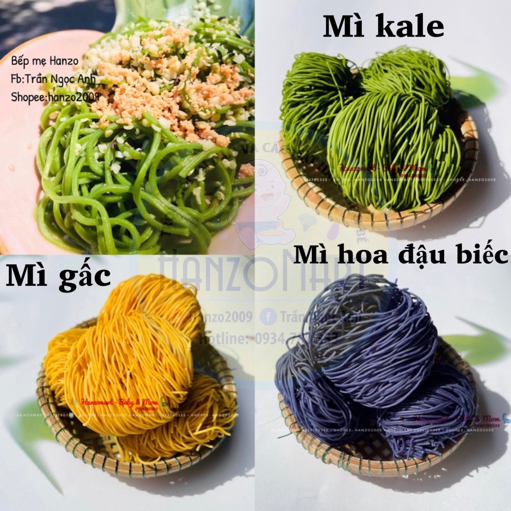 Mì ăn dặm cho bé hữu cơ Mì Somen, Udon, Nui Wakodo Nhật Bản . Đồ ăn dặm tách muối cho bé