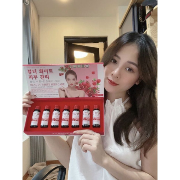 Nước Uống Trắng Sáng Đẹp Da Beauty White Skin Care Với Thành Phần Collagen Nano Nhập Khẩu Hàn Quốc