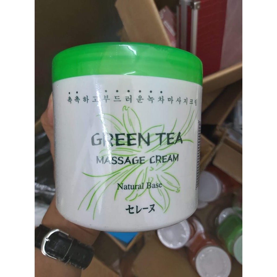 Kem Massage Trà Xanh MIRA Green Tea Massage Cream 450gram