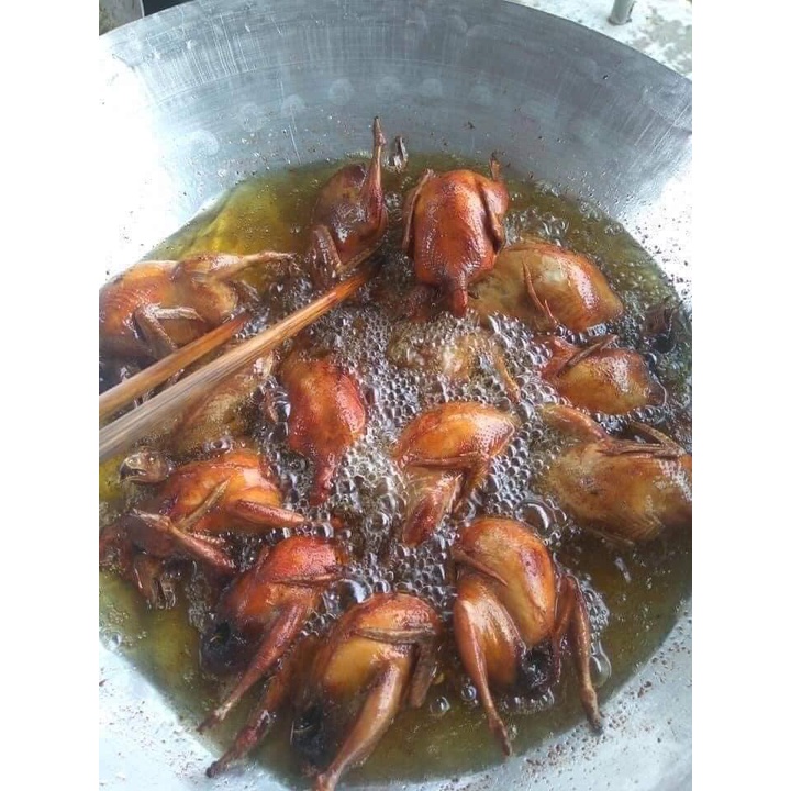 CHIM CÚT ƯỚP LÁ MẮC MẬT 1KHAY 10 CON