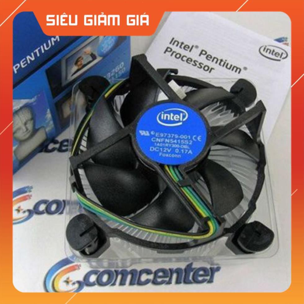 [Bản Mới Nhất] Quạt làm mát máy tính Intel E97379-001 cho Core i3 i5 i7 LGA 1155 1156 1150 CPU