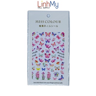 Sticker Bướm Cleo dán móng - Decal dán móng