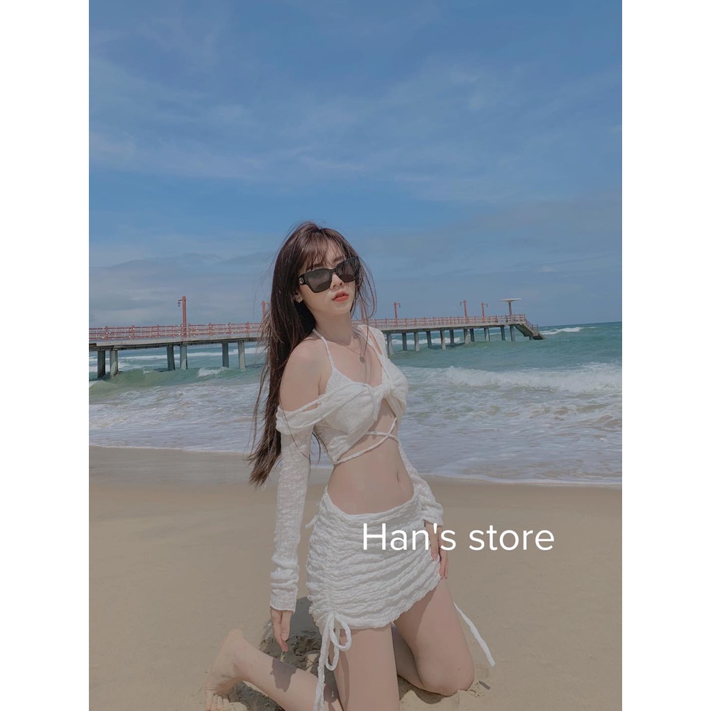 ( HÀNG SẴN) BỘ BIKINI CÓ MÚT ĐỆM NGỰC ĐI BIỂN SIÊU HOT ( ẢNH THẬT)