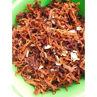 Khô heo cháy tỏi nhà làm dai giòn sần sật - gói 500g