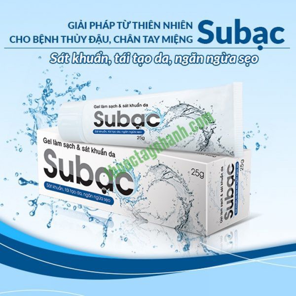 Gel làm sạch da sát khuẩn Su bạc CN112