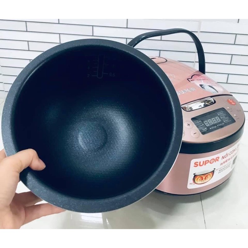 Nồi cơm điện Niêu Supor 1.5L CFXB40FC33VN chính hãng | BigBuy360 - bigbuy360.vn