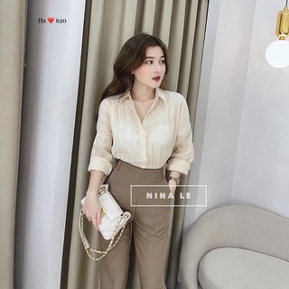 QUẦN BAGGY CÚC SƯỜN CHẤT KAKI LỤA ĐẸP MS15782