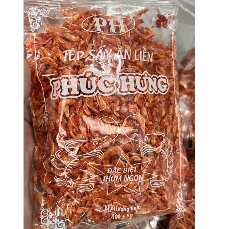 Tép sấy bịch tiện lợi an toàn vệ sinh , dùng để chế biến các món ăn liền không cần sơ chế thientustoret