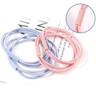 Set 5 thun buộc tóc kiểu dáng đơn giản cho nữ
