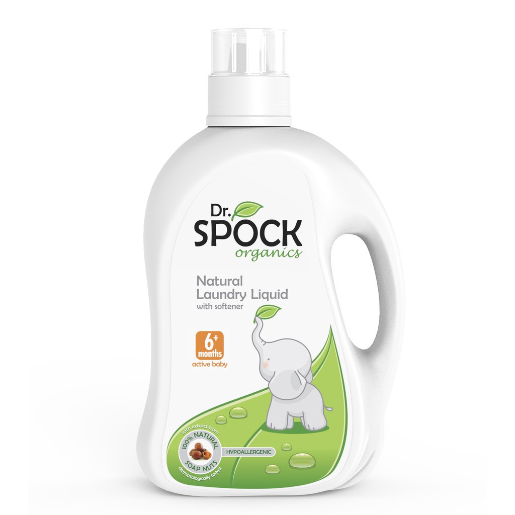 Nước giặt quần áo trẻ em Organic cho trẻ từ 6 tháng tuổi Dr Spock 2000ml