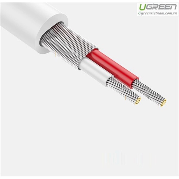 Cáp chuyển đổi USB Type C to RCA dài 2m chính hãng Ugreen 30736 cao cấp  - Phân Phối Chính Hãng
