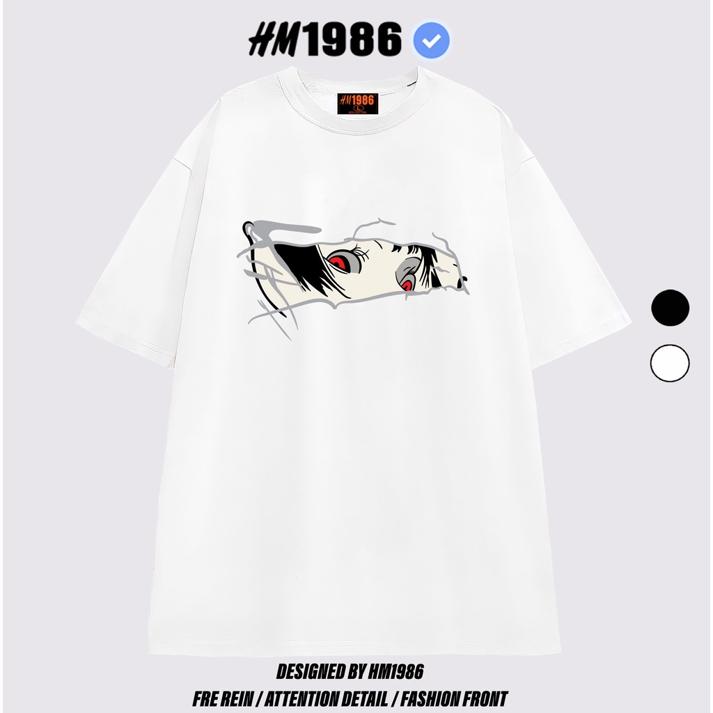Áo thun nam nữ unisex tay lỡ form rộng 3132 , Áo thun form rộng Oversize trơn cao cấp HM1986