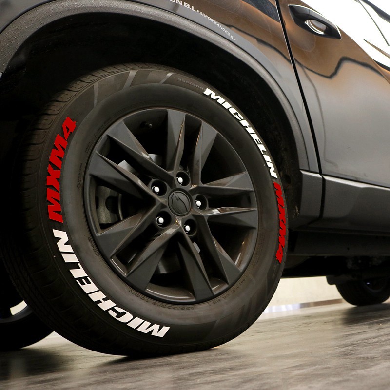 Universal Car Motorcycle 3D Tyre Wheel Sticker Styling DIY Trang trí Đề can